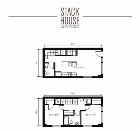 Stack House Apartments in Seattle, Washington B11 Floor Plan